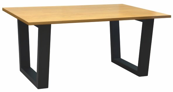 Kasvo SIXTUS konferenční stůl černé nohy/ odstín dub Šířka 110 cm