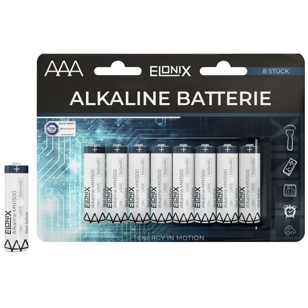 Baterie Alkaline Lr03 Aaa 8ks V Balení