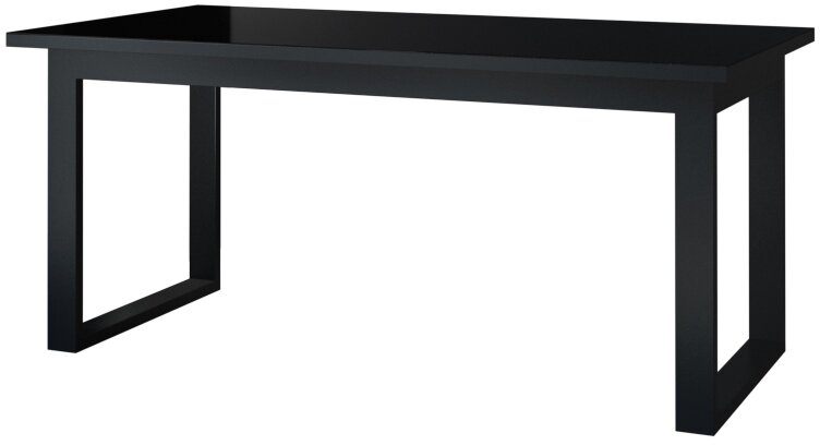 Jídelní stůl HEMI černá / černé sklo farba černá / černé sklo
