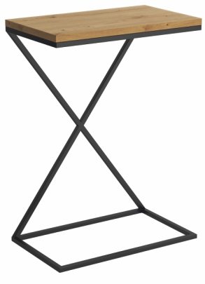 Kasvo LAGO stolek beton / černá konstrukce Šířka 51 cm