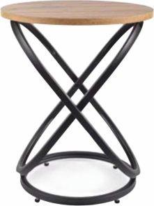 Kasvo ESO E 45 (EOS) konferenční stolek dub artisan / černé nohy Šířka 45 cm